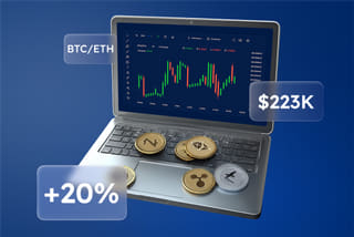 Technology visualization of an AI automated trading system on Swaparity